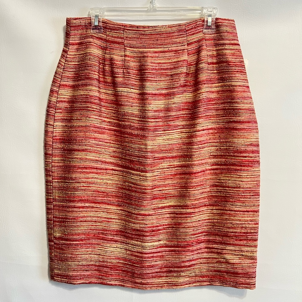 Victor Costa pencil skirt NWT sz 12 multi color